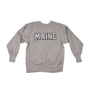 Vintage 90's Champion Reverse Weave Sweatshirt Maine University.